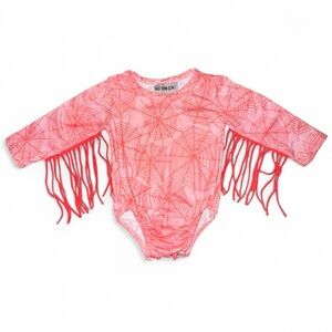 Spider Web Fringe Kids Halloween Costume